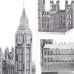 Metalowe Model 3D - Big Ben